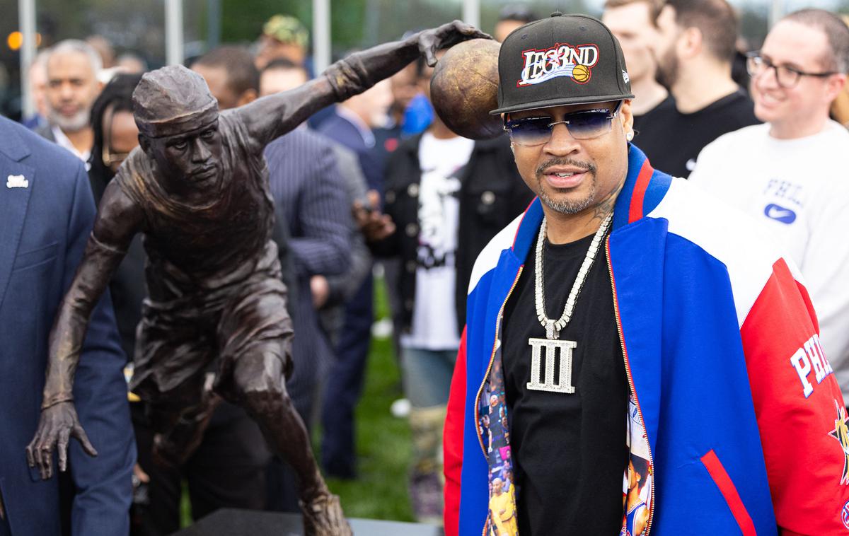 Allen Iverson | Allen Iverson je dobil spomenik. | Foto Reuters