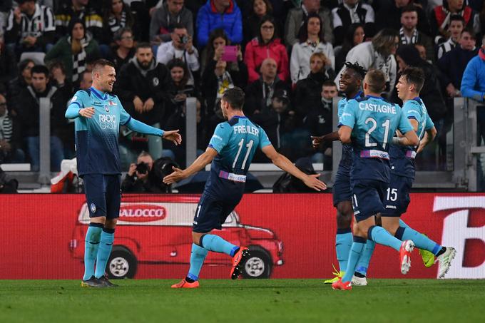 Josip Iličić je zabil že 13. gol v tej sezoni za Atalanto. Ob tem je prispeval še devet asistenc. | Foto: Getty Images