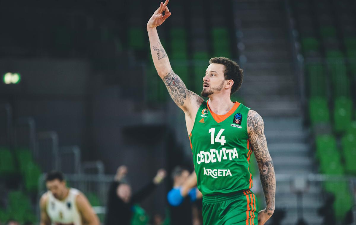 Cedevita Olimpija Umano Reyer Josh Adams | Novinec v vrstah Cedevite Olimpije je Josh Adams. | Foto Grega Valančič/Sportida