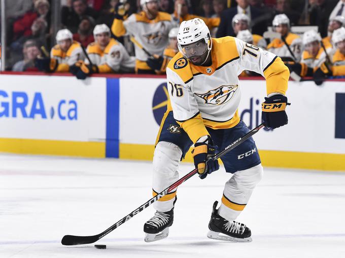 P. K. Subban brani barve hokejskega moštva Nashville Predators, lanskega finalista lige NHL. | Foto: Getty Images