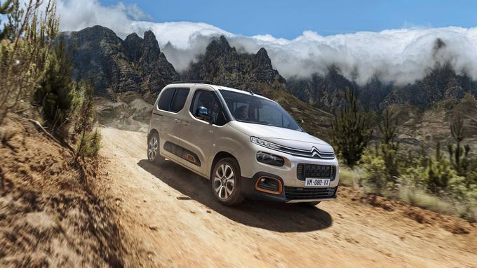 Berlingo se s paketom XTR spogleduje s terenci. Možnosti štirikolesnega pogona ni, je pa lahko opremljen s sistemom Grip control. | Foto: Citroën