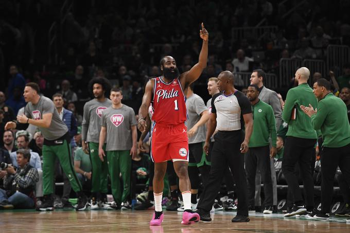 James Harden je blestel v Bostonu. | Foto: Guliverimage/Vladimir Fedorenko