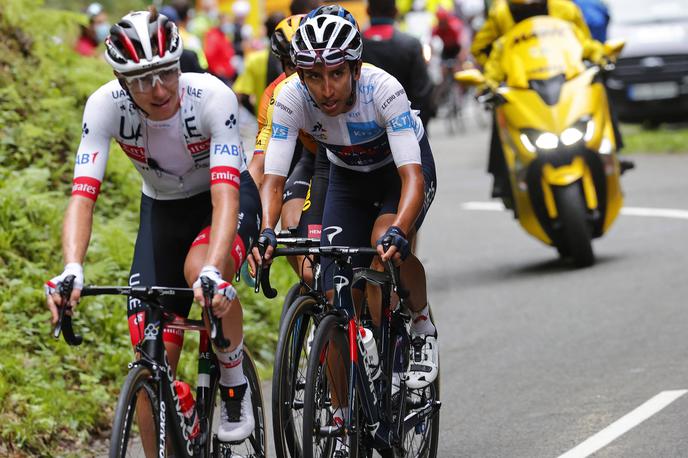 Tadej Pogačar - Egan Bernal TDF 2020 | Na 109. Dirki po Franciji bo dvakratnega zmagovalca Tadeja Pogačarja izzval tudi Egan Bernal, ki je Tour dobil leta 2019. | Foto Guliverimage