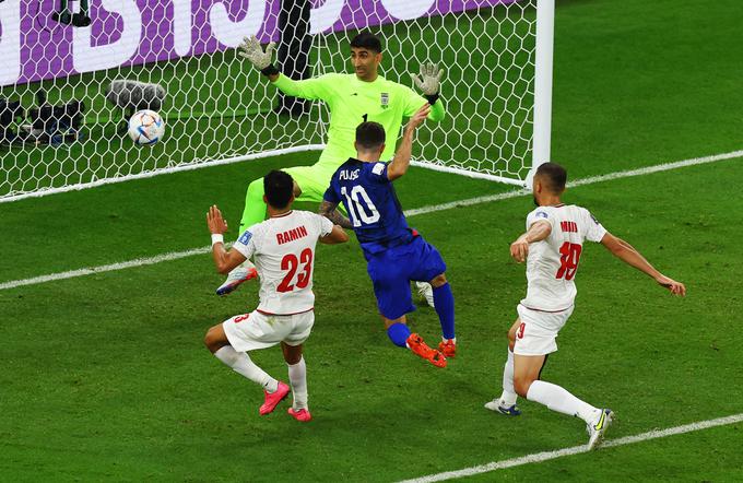 ZDA : Iran Christian Pulisic | Foto: Reuters