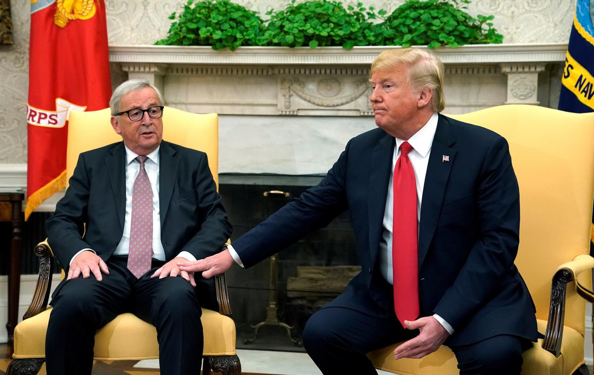 Jean Claude Juncker in Donald Trump | Foto Reuters