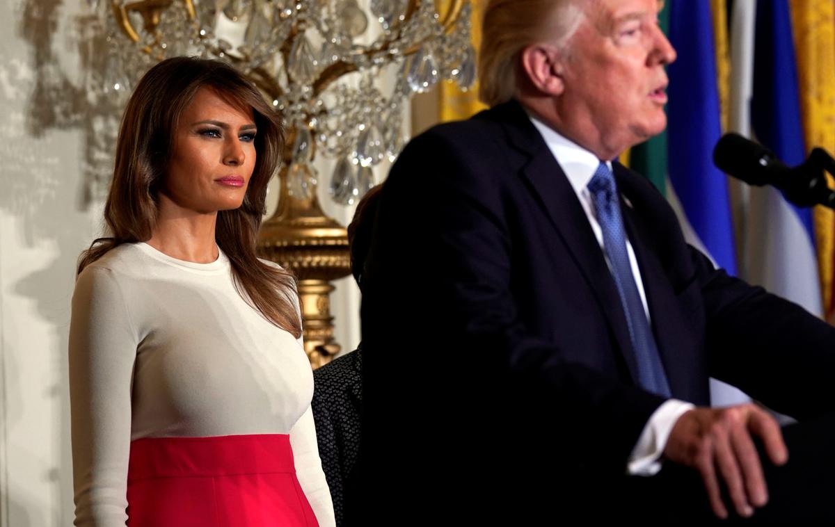 Melania in Donald Trump | Foto Reuters