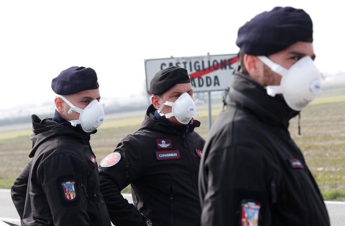 V Italiji je okuženih že več kot 200 ljudi. | Foto: Reuters