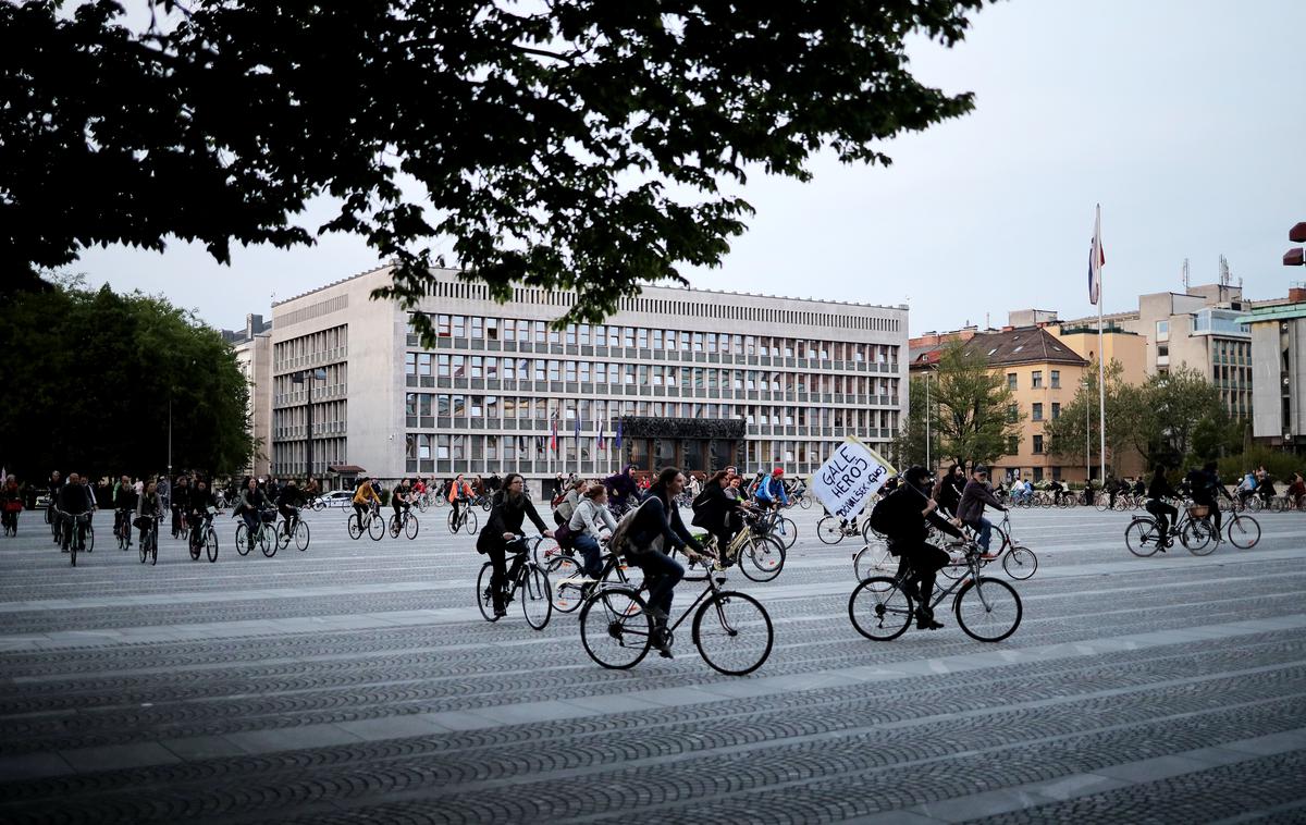 Protest Ljubljana | Foto STA