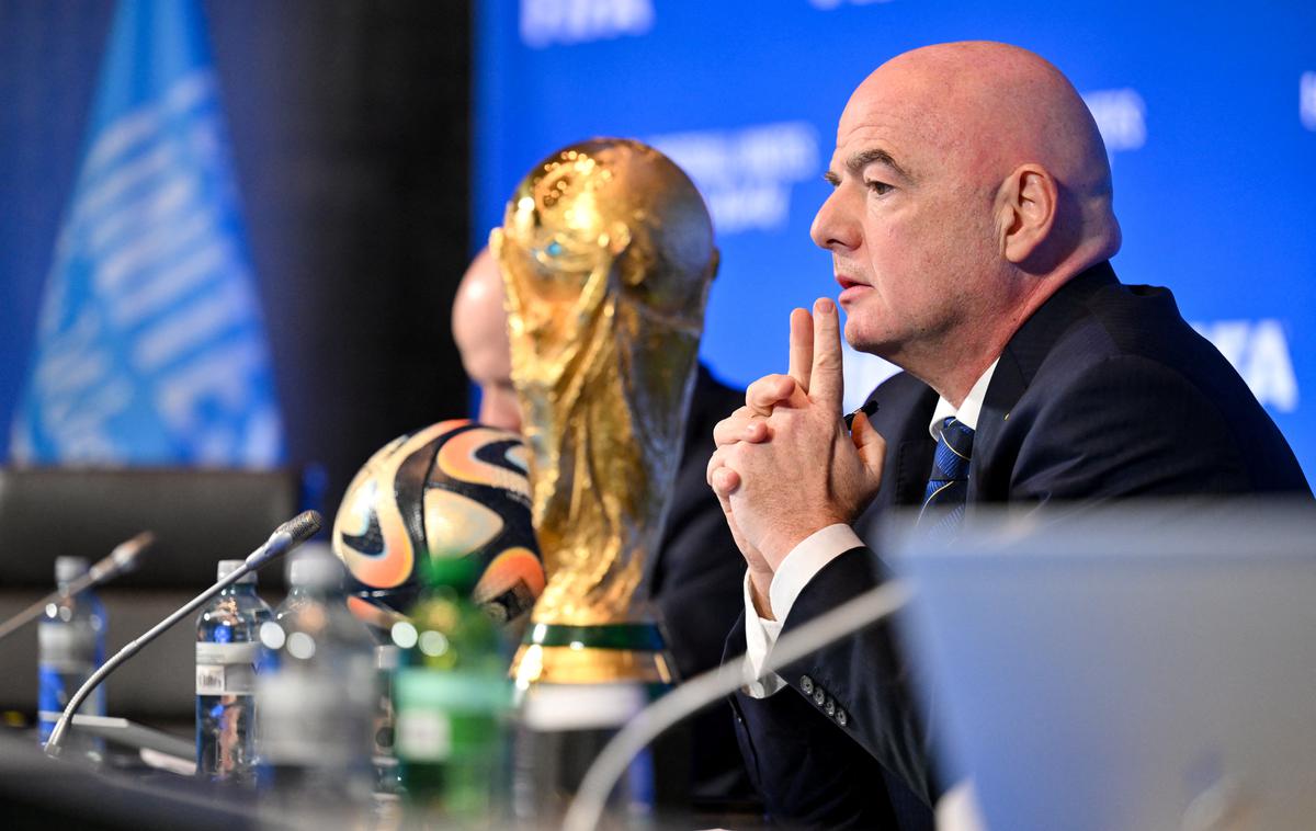 FIFA, Gianni Infantino | Predsednik Fife Gianni Infantino se bo v petek srečal z izdajatelji televizijskih programov. | Foto Reuters