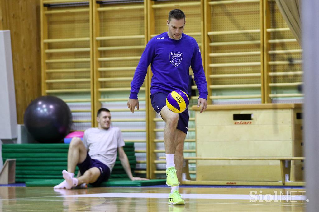 slovenska odbojkarska reprezentanca Kranjska Gora trening