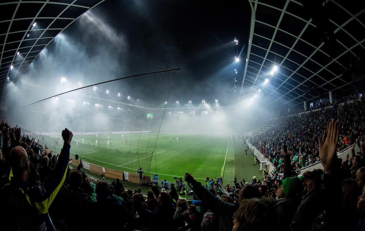 derbi, štadion Stožice | Stožice bodo v petek na dvoboju med Slovenijo in Poljsko polne do zadnjega kotička. V zadnjih letih je bil ljubljanski stadion največkrat poln na klubskih tekmah. | Foto Vid Ponikvar