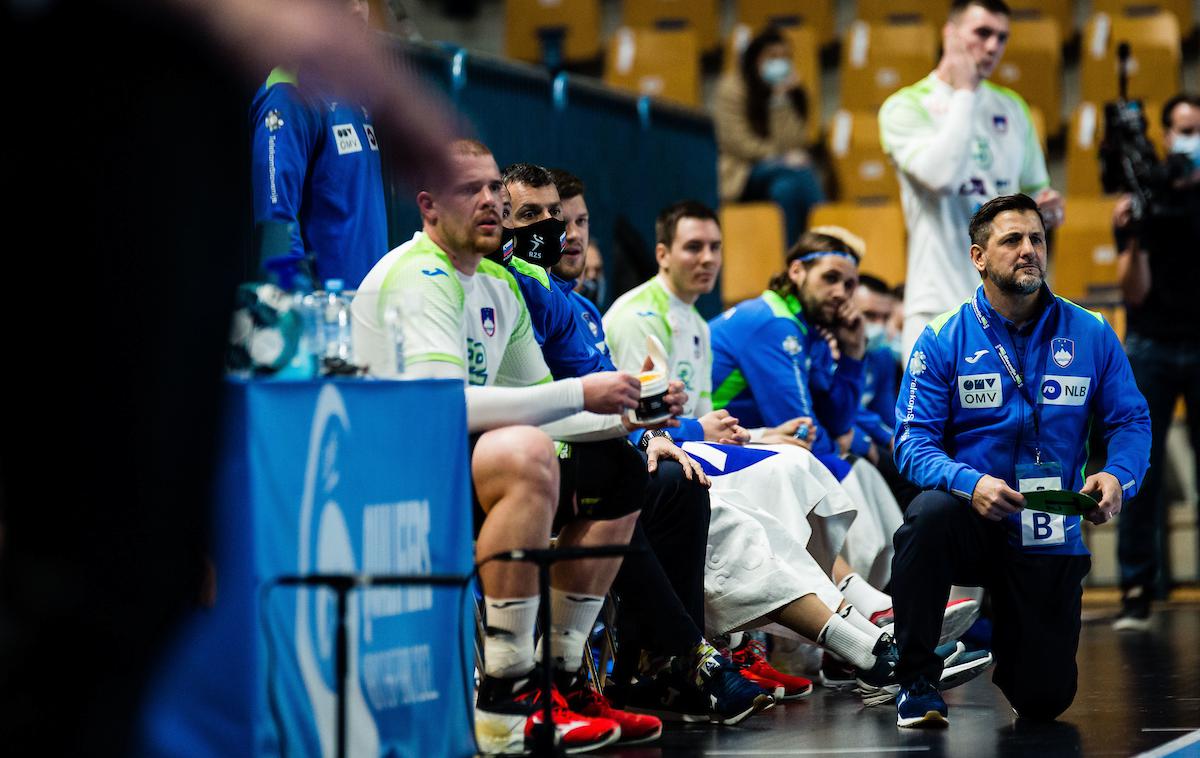 slovenska rokometna reprezentanca, Slovenija : Nizozemska, Ljubomir Vranješ | Ljubomir Vranješ ima številne težave s poškodbami svojih varovancev. | Foto Grega Valančič/Sportida