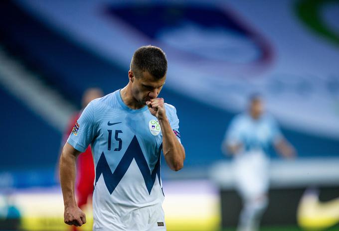 Damjan Bohar je v četrtem nastopu za Slovenijo dočakal strelski prvenec. | Foto: Vid Ponikvar