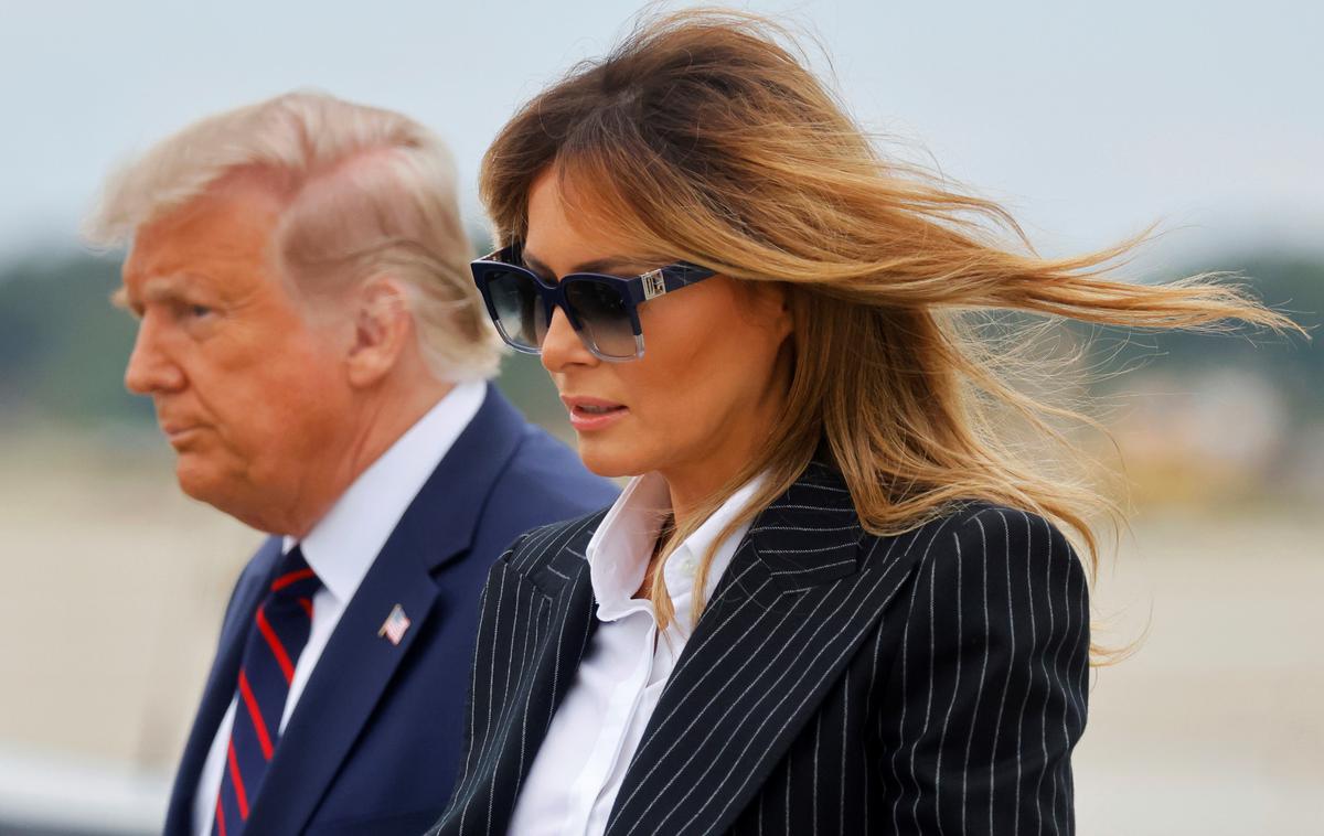 Melania in Donald Trump | Za zdaj še ni jasno, kako in na kakšen način oziroma ali se bo ameriška prva dama Melania Trump sploh dejavneje vključila v moževo predvolilno kampanjo. | Foto Reuters