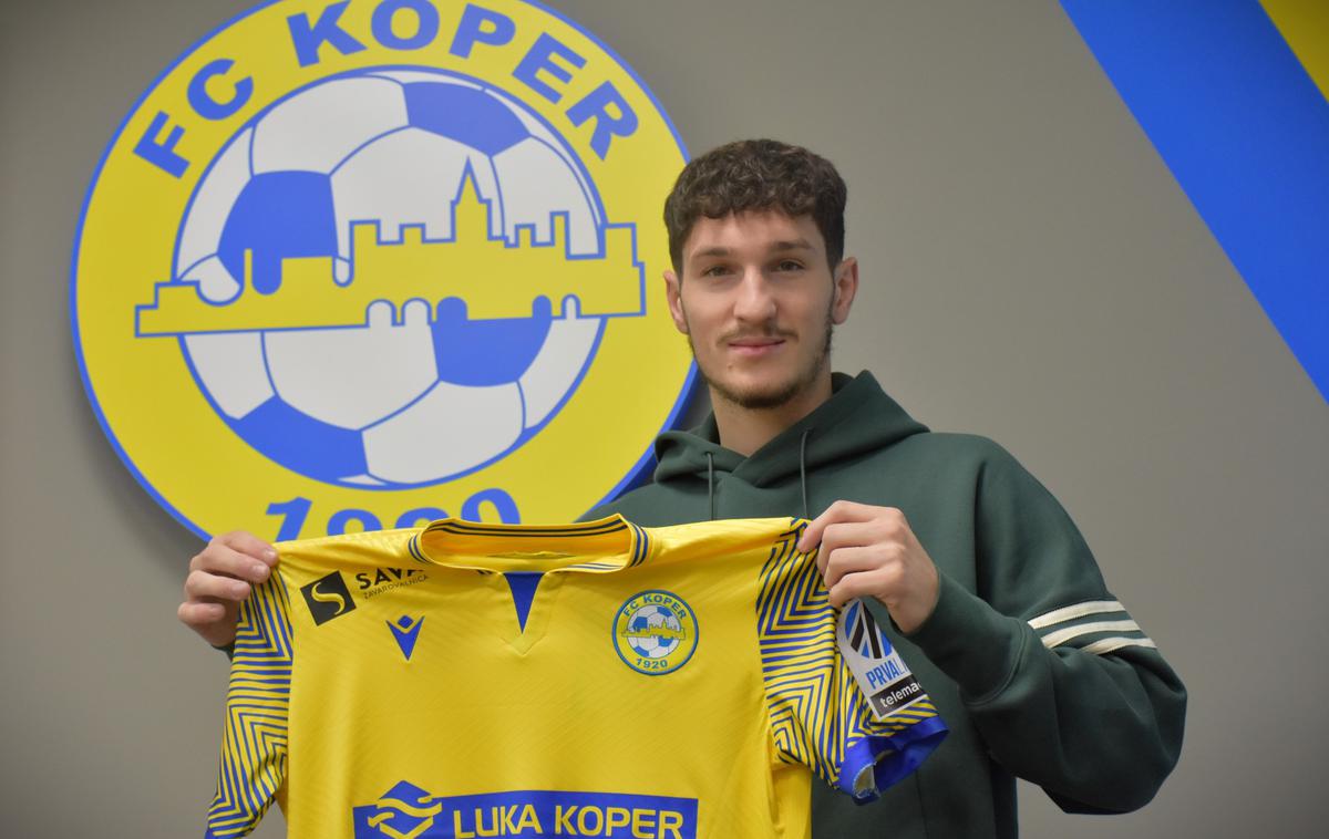 Fran Tomek | Fran Tomek je novi član slovenskega prvoligaša Kopra. | Foto FC Koper