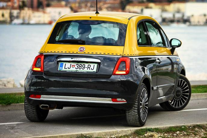 Fiat 500 1.2 8V lounge - šik mestni malček s posluhom za visoko modo | Foto Vinko Kernc