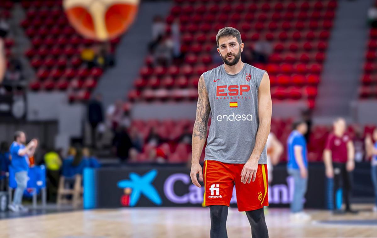 Španija Ricky Rubio | Ricky Rubio je po vrnitvi na parket zaigral za špansko izbrano vrsto. | Foto FIBA