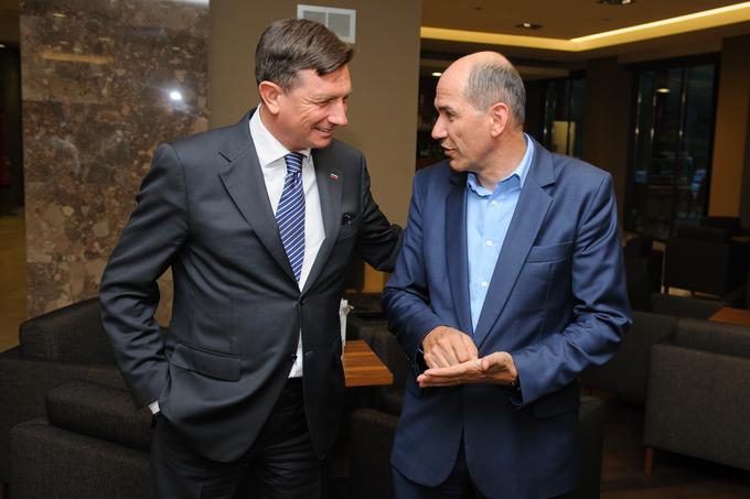 Tako Borut Pahor kot Janez Janša sta na lastni koži občutila Erjavčeva izsiljevanja.  | Foto: STA ,