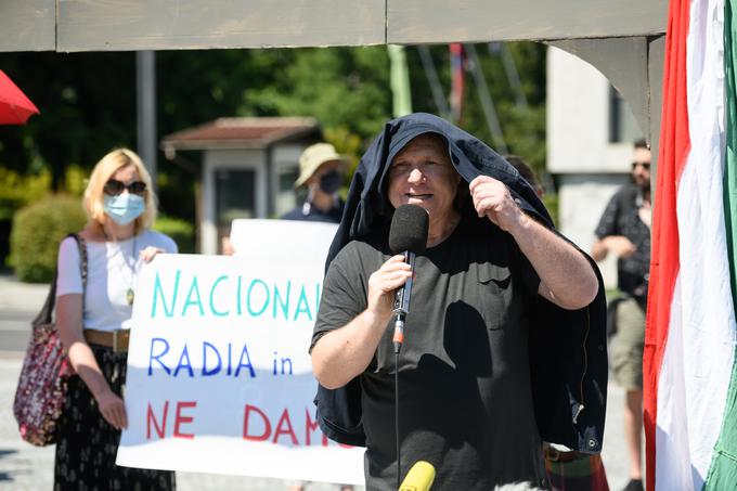 Protest za ohranitev RTVS | Foto: STA ,