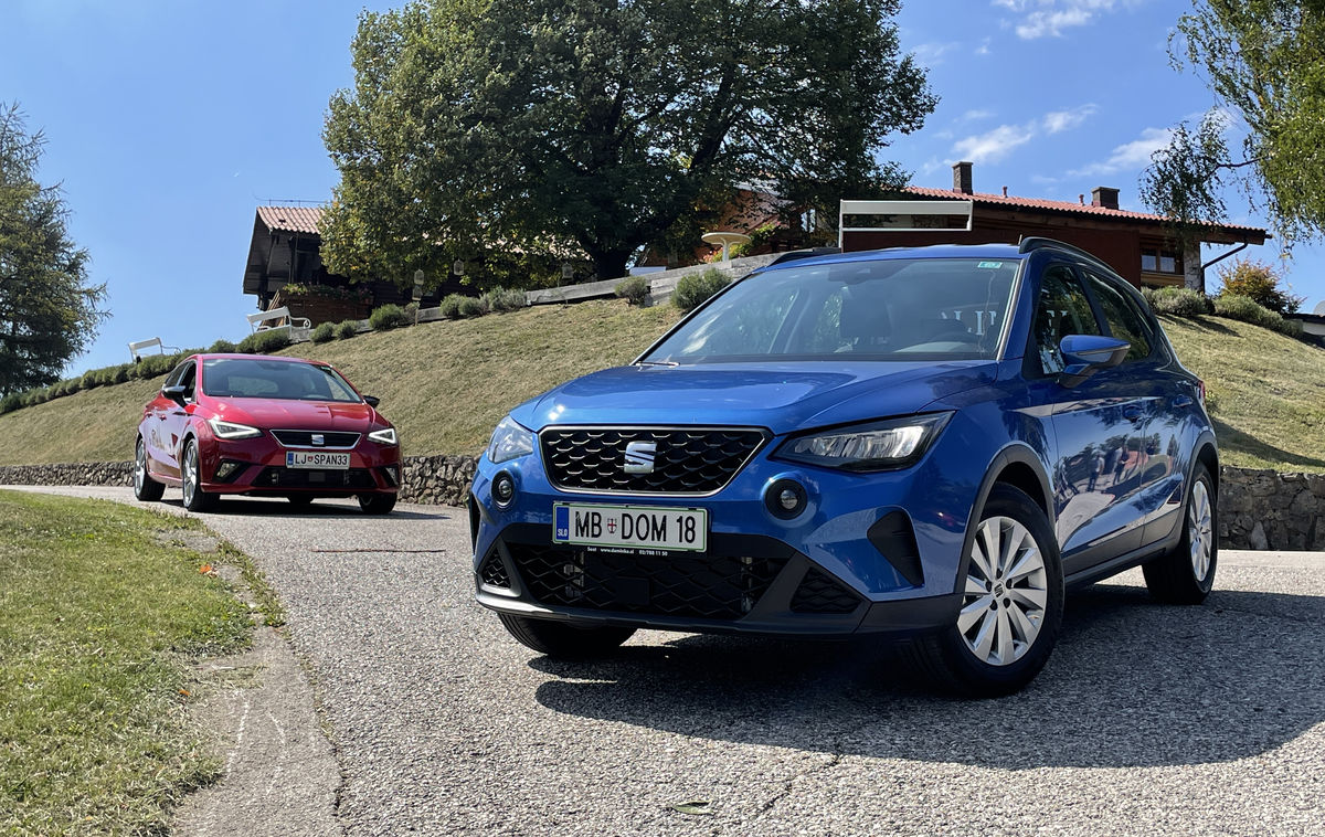 Seat ibiza in seat arona | Seat je kar hkrati prenovil ibizo in arono ter ju v prenovljeni obliki sočasno poslal na slovenski trg. | Foto Gašper Pirman