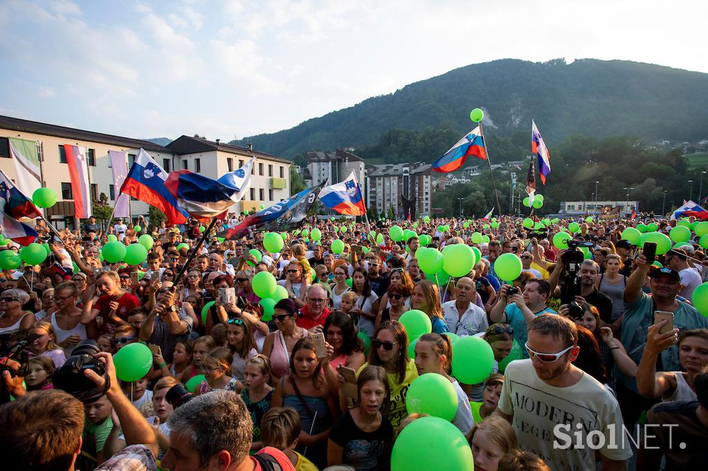 Primož Roglič sprejem Zagorje