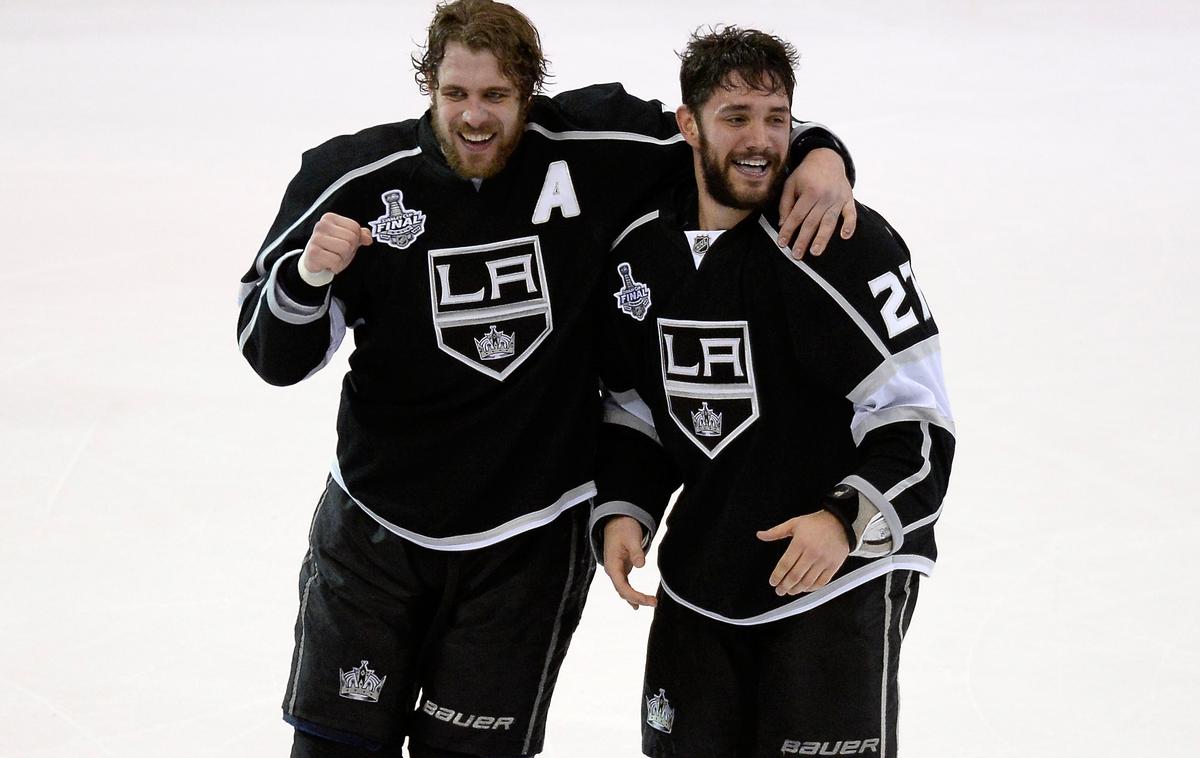 Anže Kopitar & Alec Martinez 2014 | Anže Kopitar je lahko zadovoljen z razpletom nabora za novince. | Foto Guliver/Getty Images