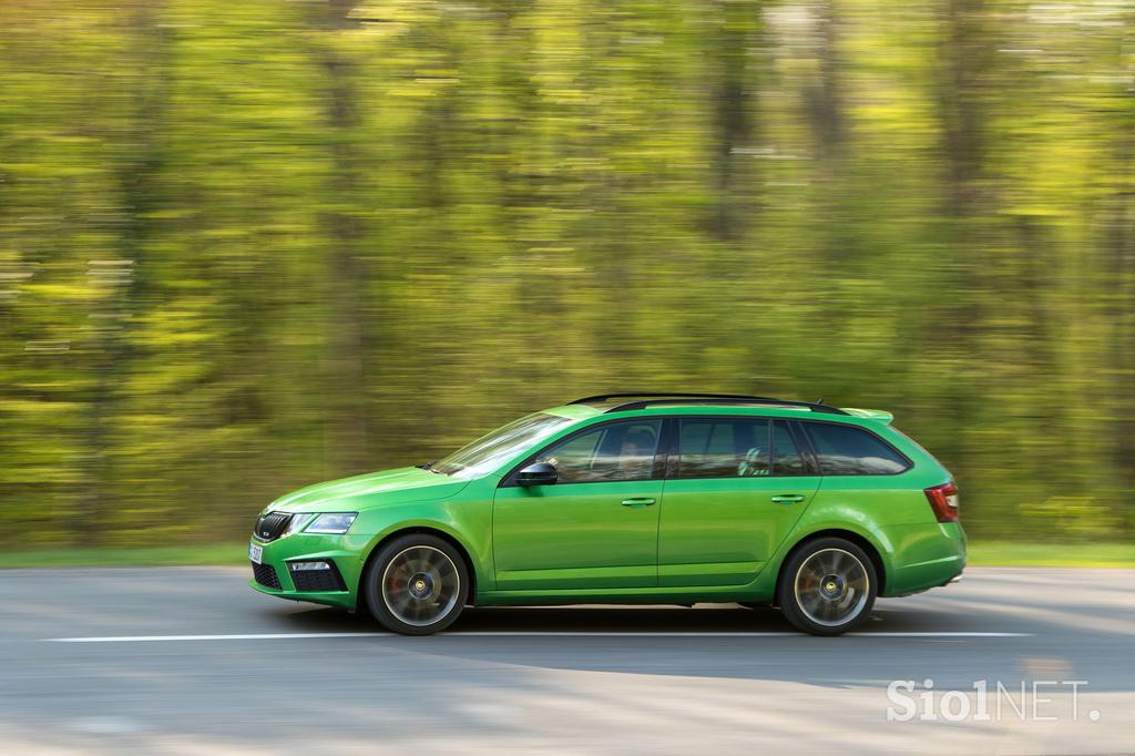 Škoda octavia RS 245 - prva vožnja