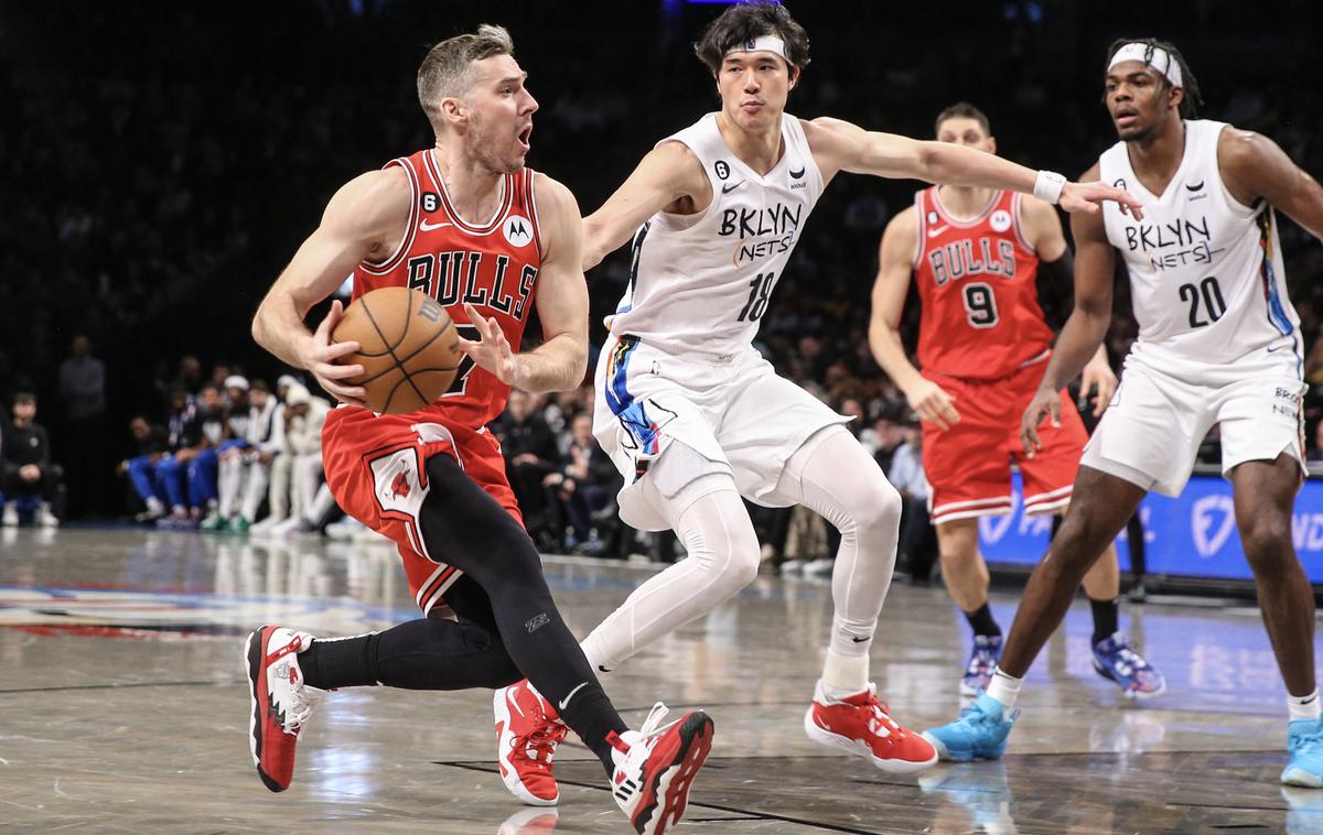 Goran Dragić | Goran Dragić je proti Brooklynu odigral 12 minut, v tem času pa za Chicago dosegel pet točk, skok in podajo. | Foto Guliverimage