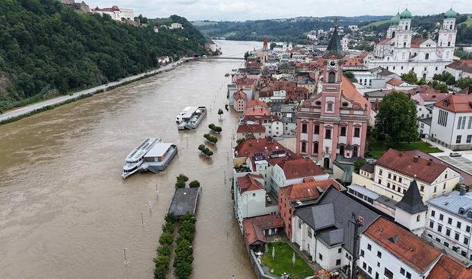 poplave, bavarska, Passau | Foto: Reuters