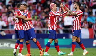 Atletico izkoristil spodrsljaj Reala, Barcelona ne