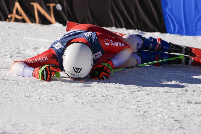 Thomas Tumler se je pri 35 takole veselil prve zmage svetovnega pokala. | Foto: Guliverimage