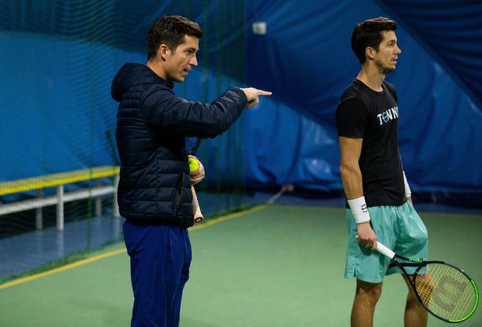 Aljaž Bedene s svojim bratom Andražem | Foto: Vid Ponikvar