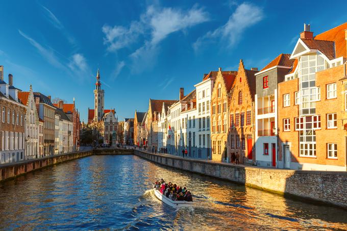 Mesto Brugge velja za severne Benetke. | Foto: Getty Images