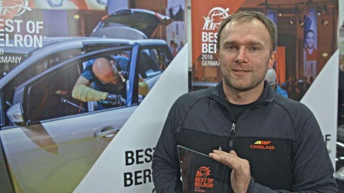 Zdenko Šinkec, zmagovalec BOB 2018 Carglass® Slovenija in predstavnik Carglass® SLovenija na BOB 2018 Frankfurt | Foto: 