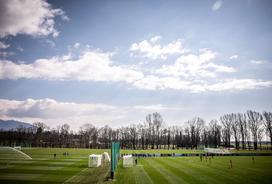 Trening Slovenska nogometna reprezentanca Brdo