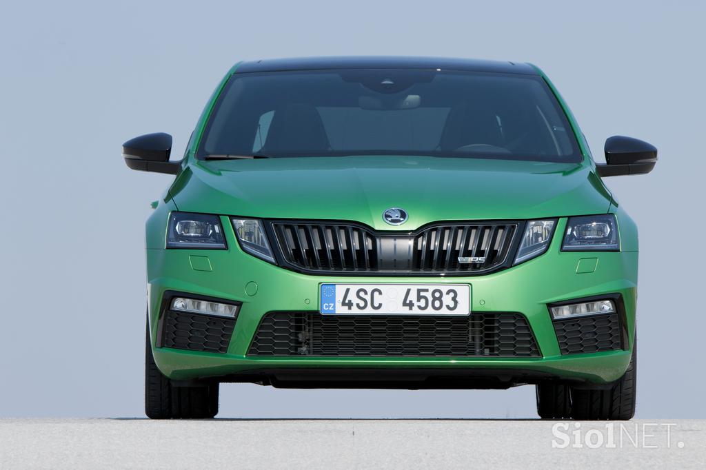 Škoda octavia RS 245 - prva vožnja