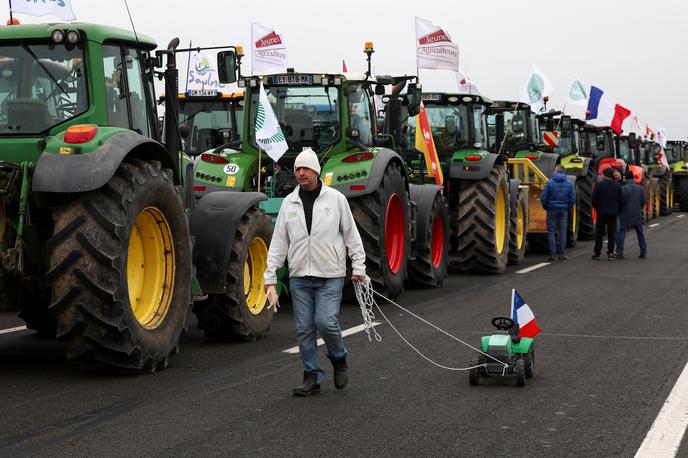 francoski kmetje, protest | Foto Reuters