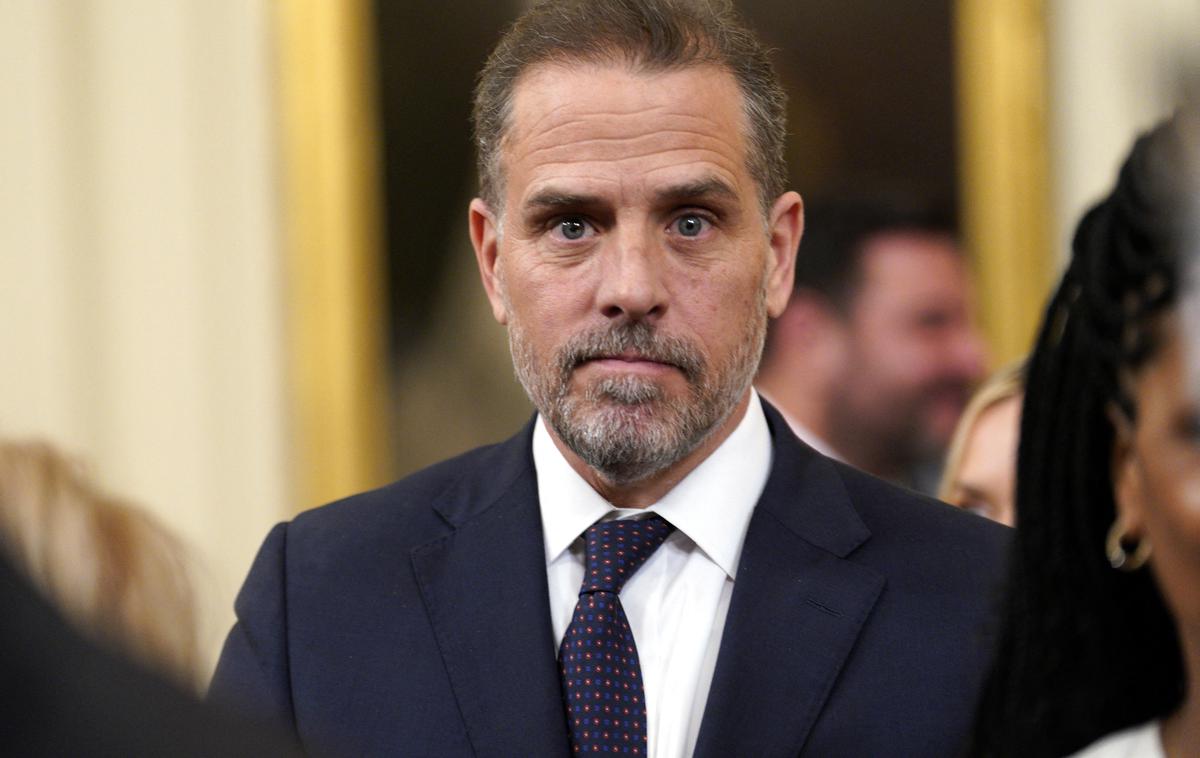 Hunter Biden | O obtožnici proti Hunterju Bidnu (na fotografiji) bo odločal zvezni tožilec iz države Delaware, ki ga je na položaj imenovala vlada Donalda Trumpa. | Foto Reuters