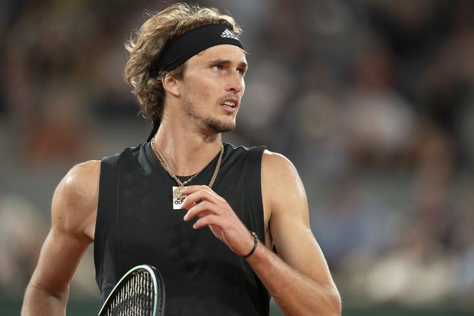 Alexander Zverev | Alexander Zverev je imel na desnem gležnju strgane vse stranske vezi. | Foto Reuters