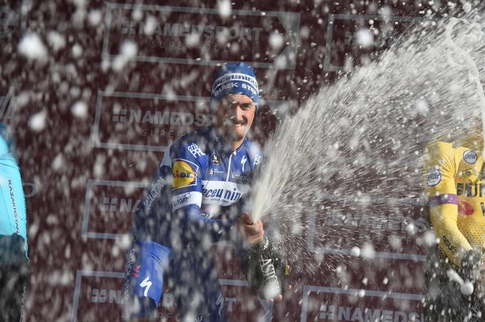 Aktualni svetovni prvak Julian Alaphilippe je dirko "belih cest" dobil leta 2019. | Foto: AP / Guliverimage