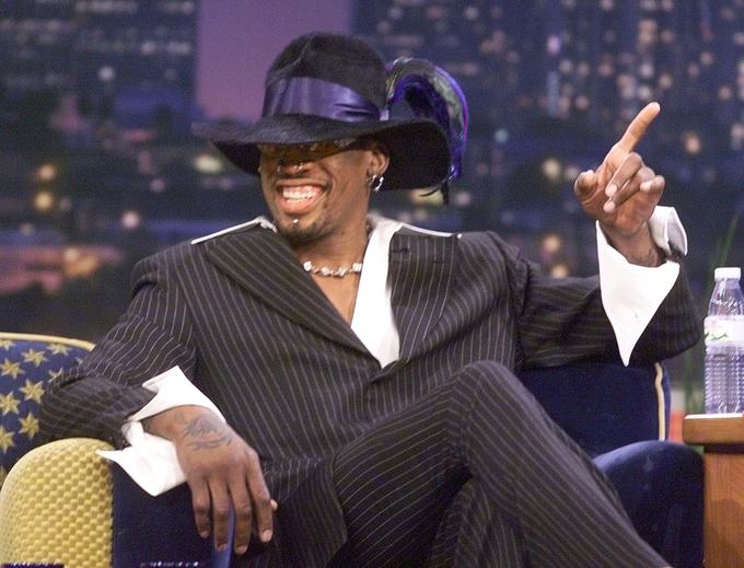 Dennis Rodman, prijel se ga je vzdevek Črv, je bil eden najbolj prepoznavnih košarkarjev svojega obdobja. | Foto: Reuters