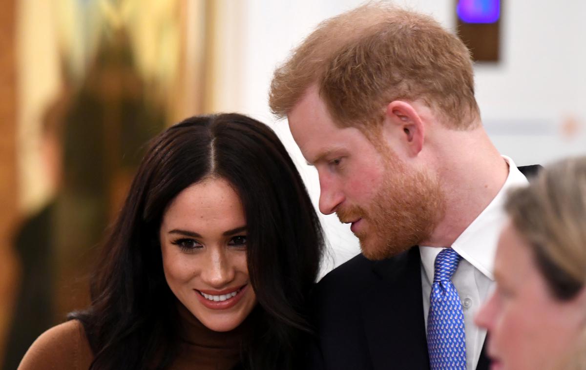 Meghan Markle in princ Harry | Foto Reuters