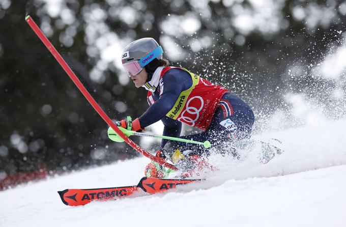 Lucas Braathen je v finalu obdržal drugo mesto iz prve vožnje. | Foto: Reuters