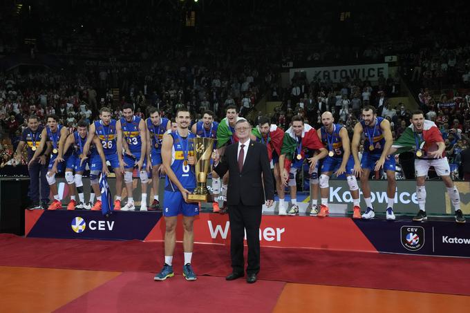 V all-star zasedbi so se znašli trije člani evropskih prvakov, a ne tudi MVP tekmovanja Simone Giannelli, ki ga je v glasovanju prehitel Ropret. | Foto: Guliverimage/Vladimir Fedorenko