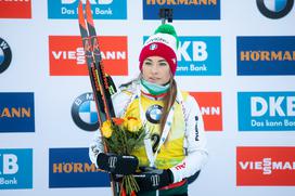 Biatlon Pokljuka zasledovalna tekma ženska