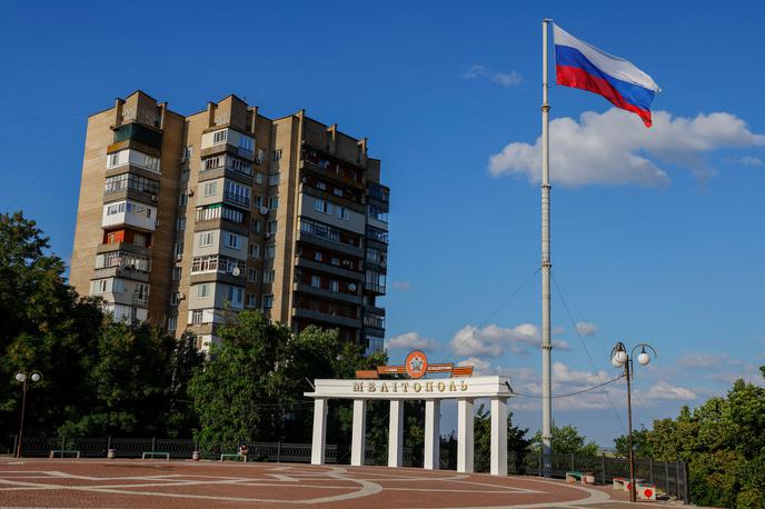 Melitopol | Melitopol leži južno od Zaporožja in vzhodno od nedavno osvobojenega ukrajinskega mesta Herson in je postal glavno logistično središče ruskih sil v Ukrajini. | Foto Reuters