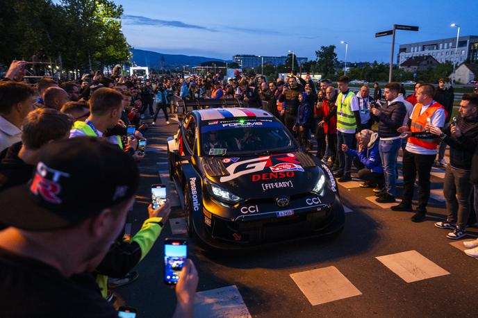 Croatia WRC 2024 | Večerni štart relija za SP v Zagrebu. | Foto Red Bull