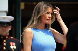 Melania Trump se je glede poročanja revije Suzy poravnala z družbo Delo