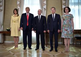 Srečanje Donalda Trumpa in Vladimirja Putina