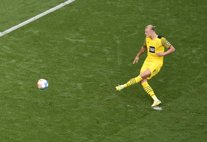 Erling Haaland je odločil zmagovalca po natančnem strelu z bele točke. | Foto: Guliverimage/Vladimir Fedorenko